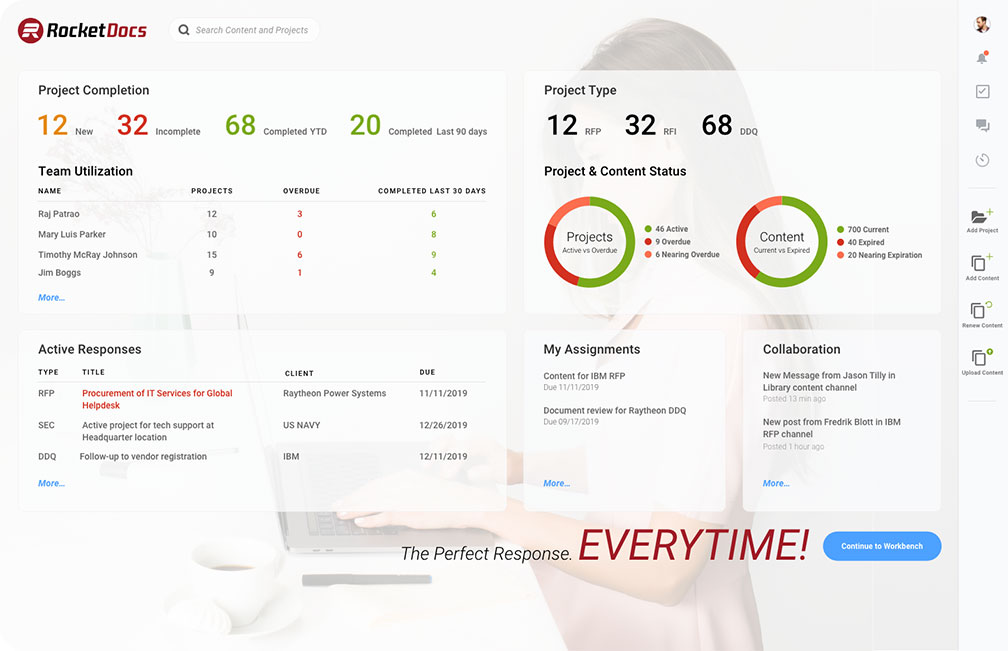Rocket Docs User Homepage
